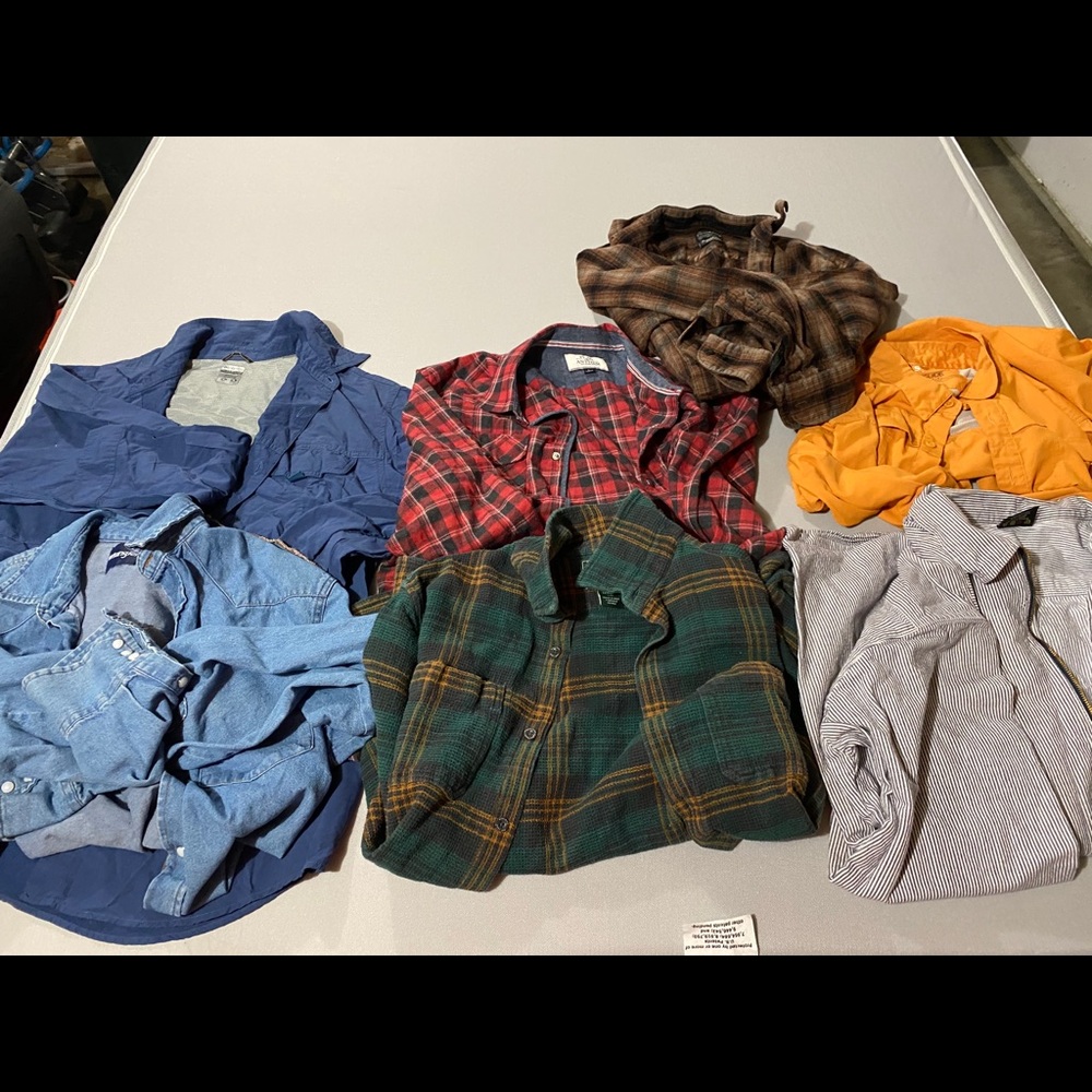 7 men’s botton shirts